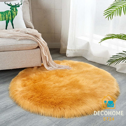 Alfombra Peluda Redonda Premium 90x90