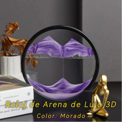 Reloj de Arena 3D – La Obra de Arte que Nunca se Repite