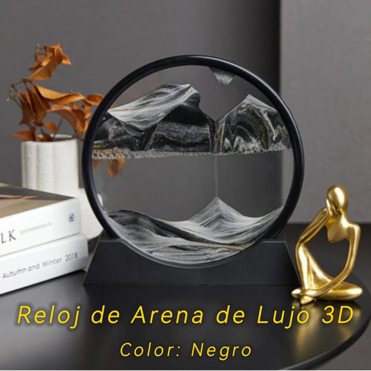 Reloj de Arena 3D – La Obra de Arte que Nunca se Repite